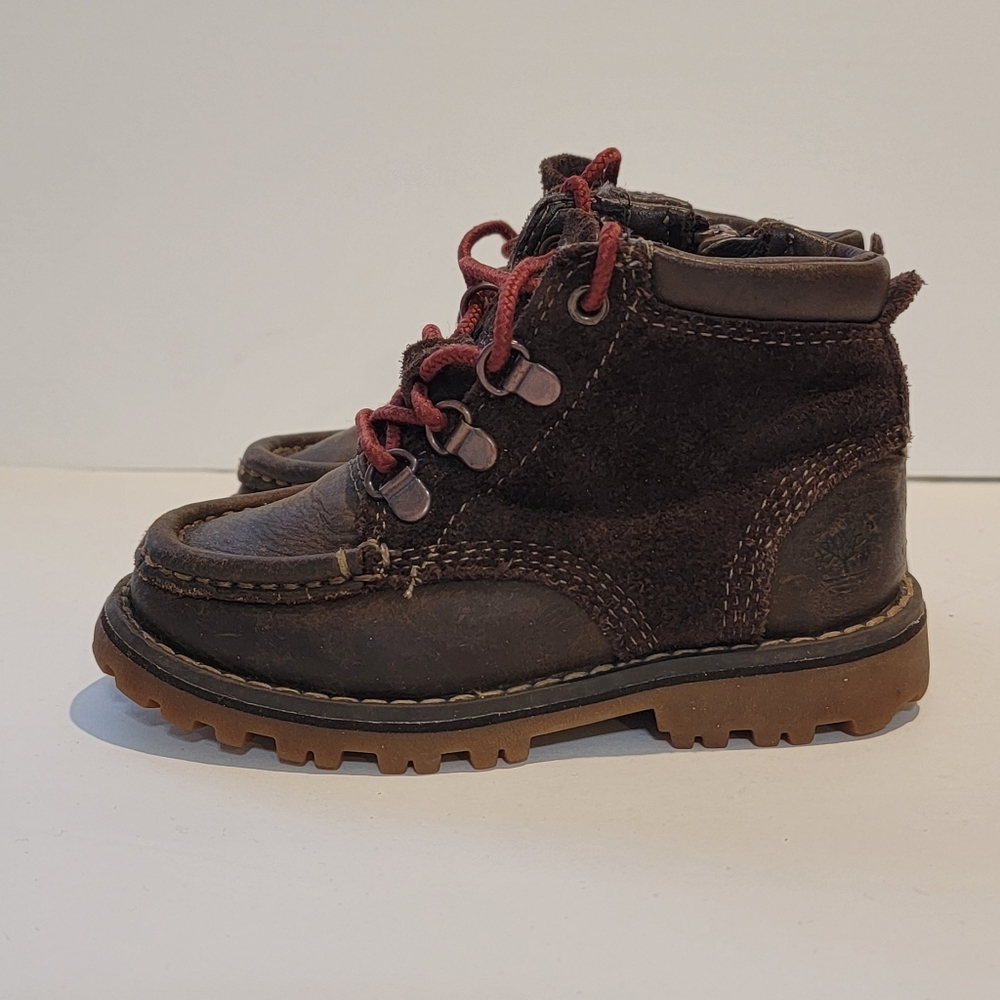 TIMBERLAND waterproof leather boots kids youth toddler earthkeepers 5881r us 6.5